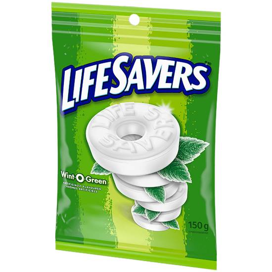 Order Lifesavers Wint O Green Mints 6oz food online from Caseys Carry Out Pizza store, Braidwood on bringmethat.com