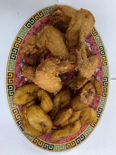 Order Fried Chicken wing with  sweet plantain food online from Jamaica fish market store, Richmond Hill on bringmethat.com