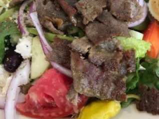 Order Gyro Salad food online from Oasis Fresh store, Chicago on bringmethat.com