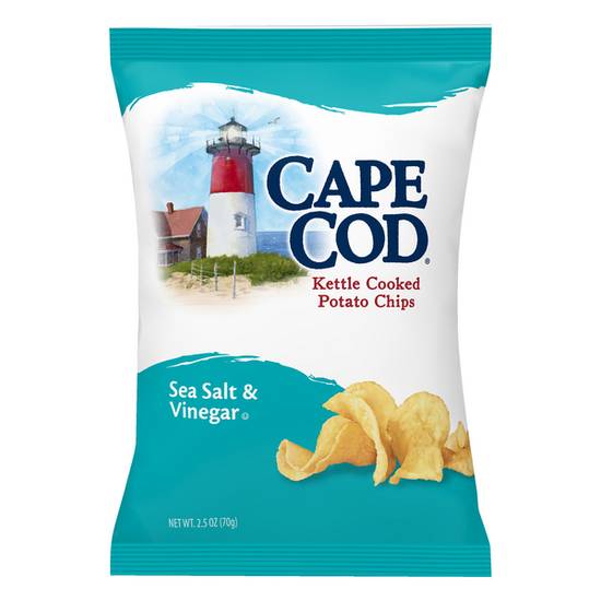 Order Cape Cod Sea Salt And Vinegar Kettle Cooked Potato Chips food online from Exxon Food Mart store, Port Huron on bringmethat.com