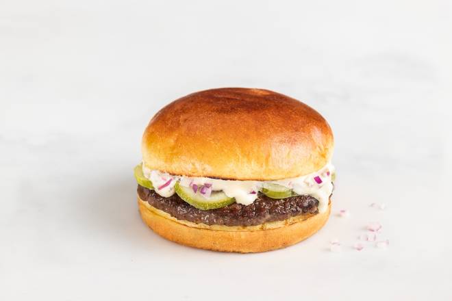Order Single Hamburger food online from Aster Hall store, Chicago on bringmethat.com