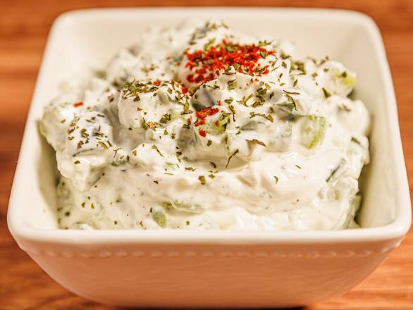 Order Tzaziki (10-15 Guests) food online from Lusy's Mediterranean Cafe store, Los Angeles on bringmethat.com