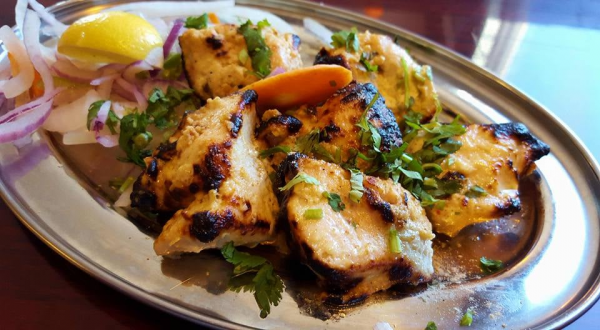 Order Chicken Malai Kabab Apt. food online from The Curry House store, Humble on bringmethat.com