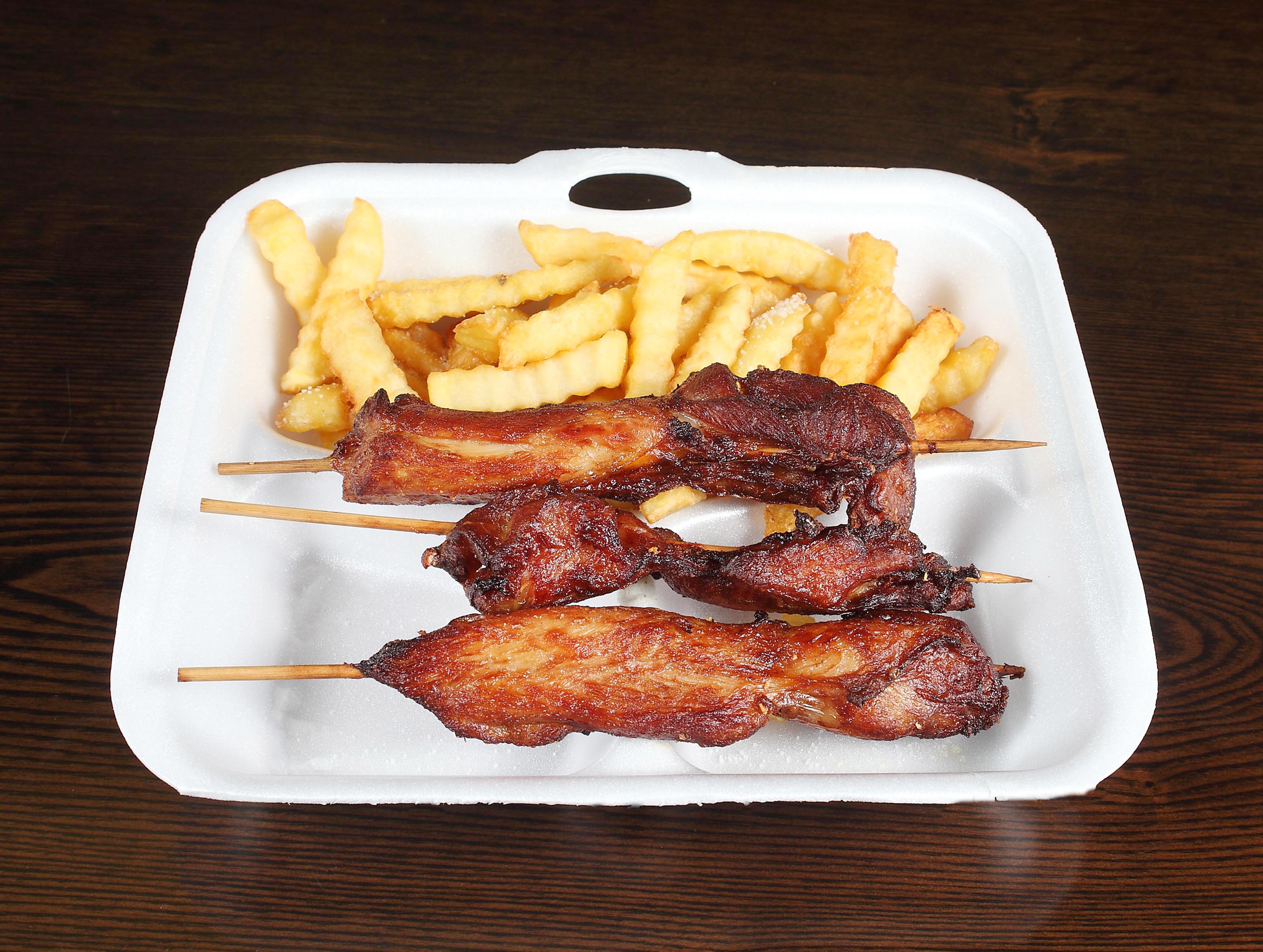 Order A11. Three Piece Chicken Sticks Basket food online from China Wing Basket store, Columbia on bringmethat.com