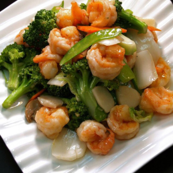 Order 25. Shrimp with Mixed Vegetables food online from Wasabi store, Williamstown on bringmethat.com