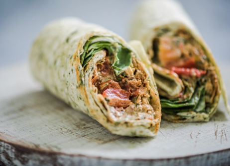 Order BBQ Chicken Wrap food online from Chez Beesen store, San Francisco on bringmethat.com