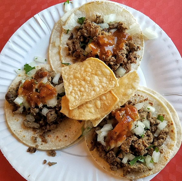 Order Tacos food online from Tacos Manzano store, North Hollywood on bringmethat.com