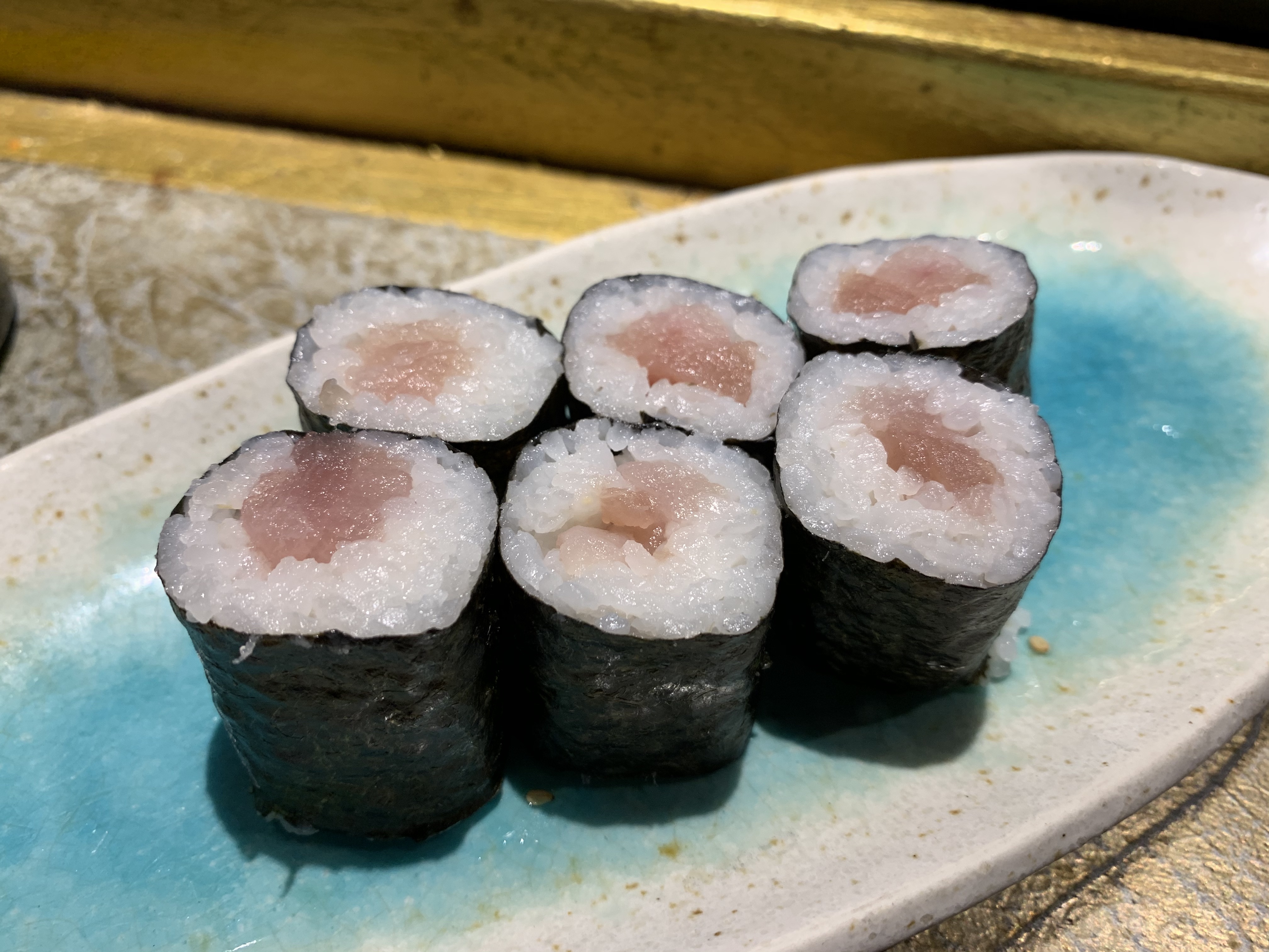 Order Shiro Tekka Maki food online from Blue Fin Sushi store, San Francisco on bringmethat.com