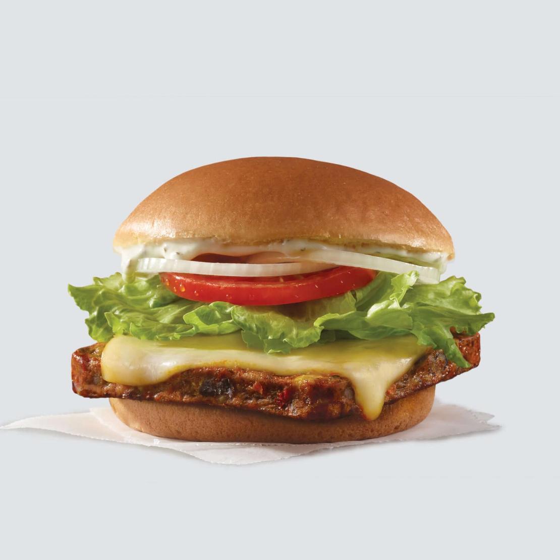 Order Spicy Black Bean Burger food online from Wendy store, Columbus on bringmethat.com