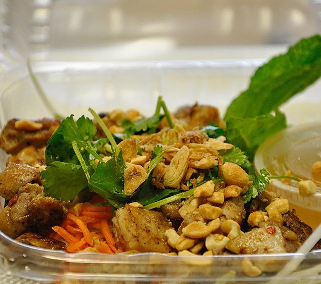 Order Noodle Salad Honey Glazed Pork food online from An Nam Vietnamese Grill store, Marlborough on bringmethat.com