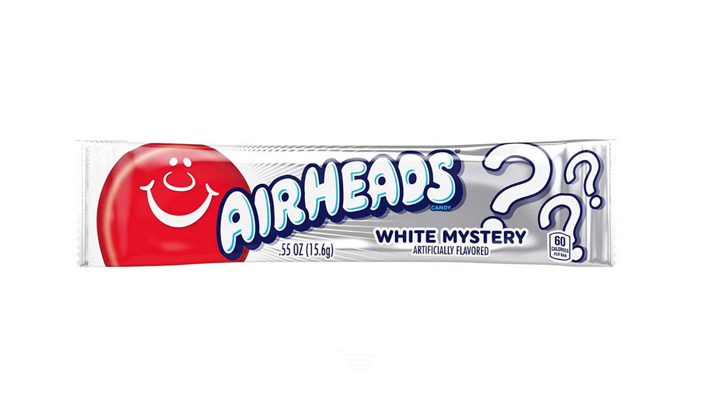 Order Air Heads Artificially Flavored Candy White Mystery 0.55 oz food online from M & M Liquor & Jr Market store, Anaheim on bringmethat.com