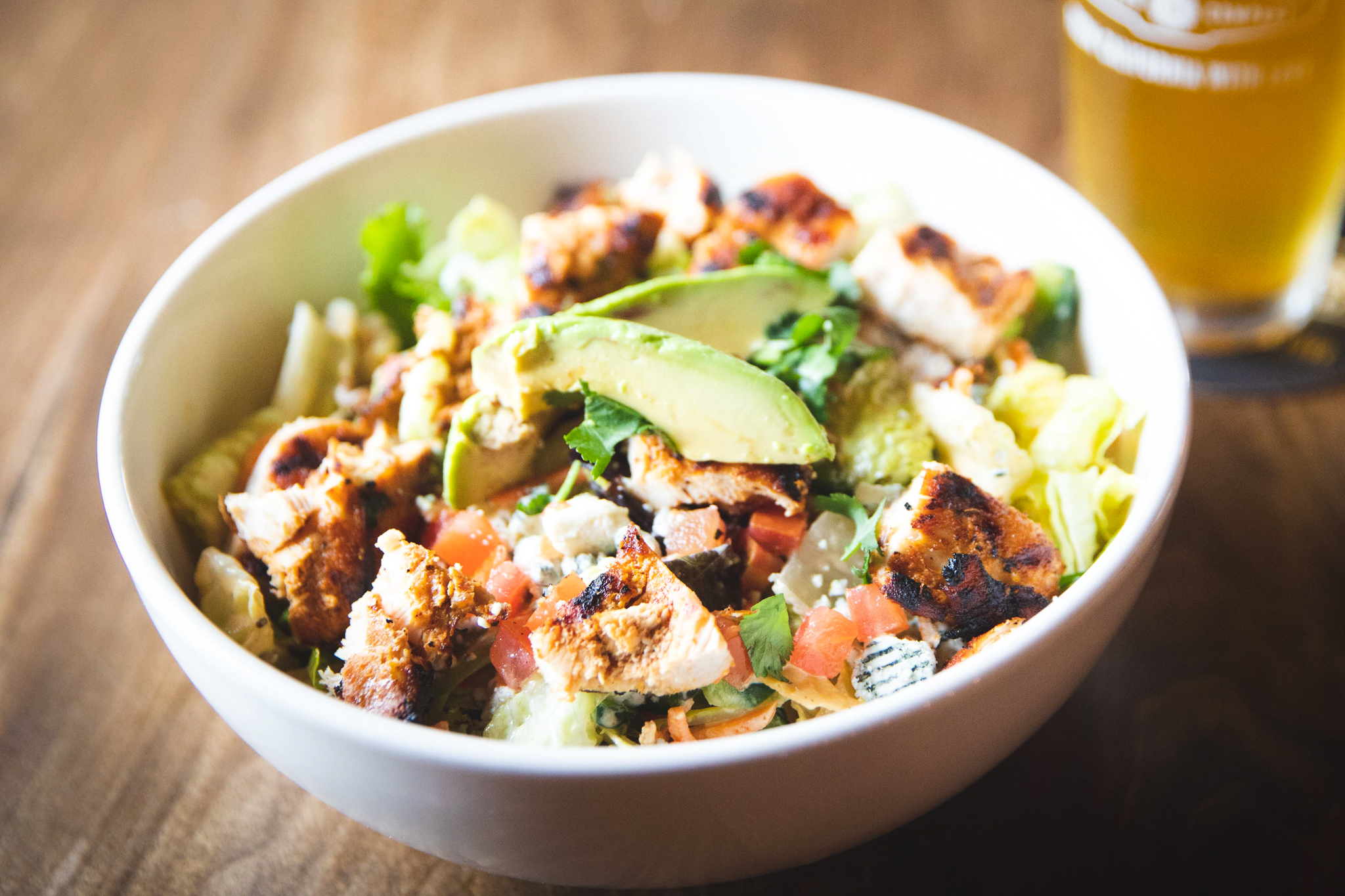 Order Chicken Chop Shop Salad food online from Karl Strauss Brewing Company store, Carlsbad on bringmethat.com