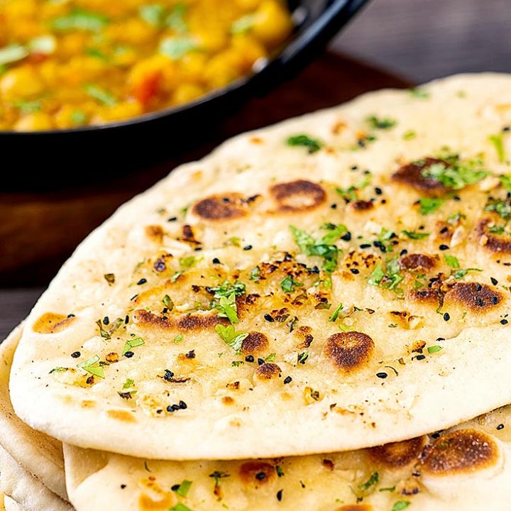 Order Garlic-ii Naan food online from Desi Chops store, Columbus on bringmethat.com