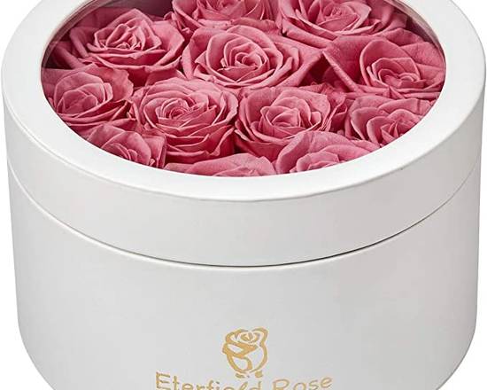 Order Forever Roses Pink Gift Box; Beautiful & Stunning real eternal roses! Lasts forever!  food online from 800 Rose Big Florist Gifts & Desserts store, Newport Beach on bringmethat.com