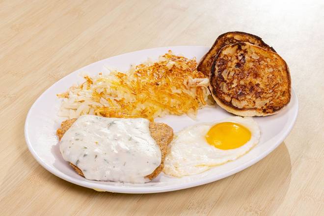 Order Country Fried Steak Breakfast food online from Shari'S Cafe store, Eugene on bringmethat.com