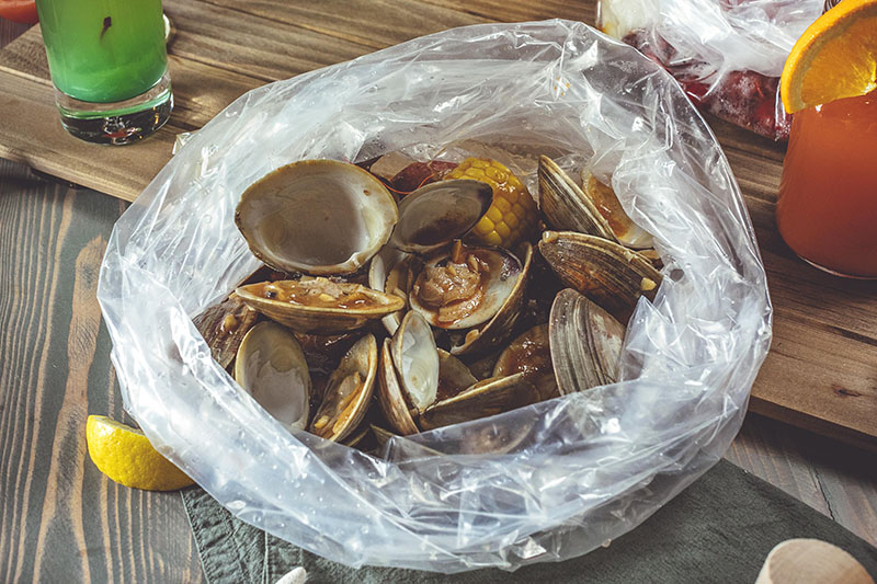 Order 1 lb. Little Neck Clams Boil food online from Holy Crab Cajun Seafood store, White Plains on bringmethat.com