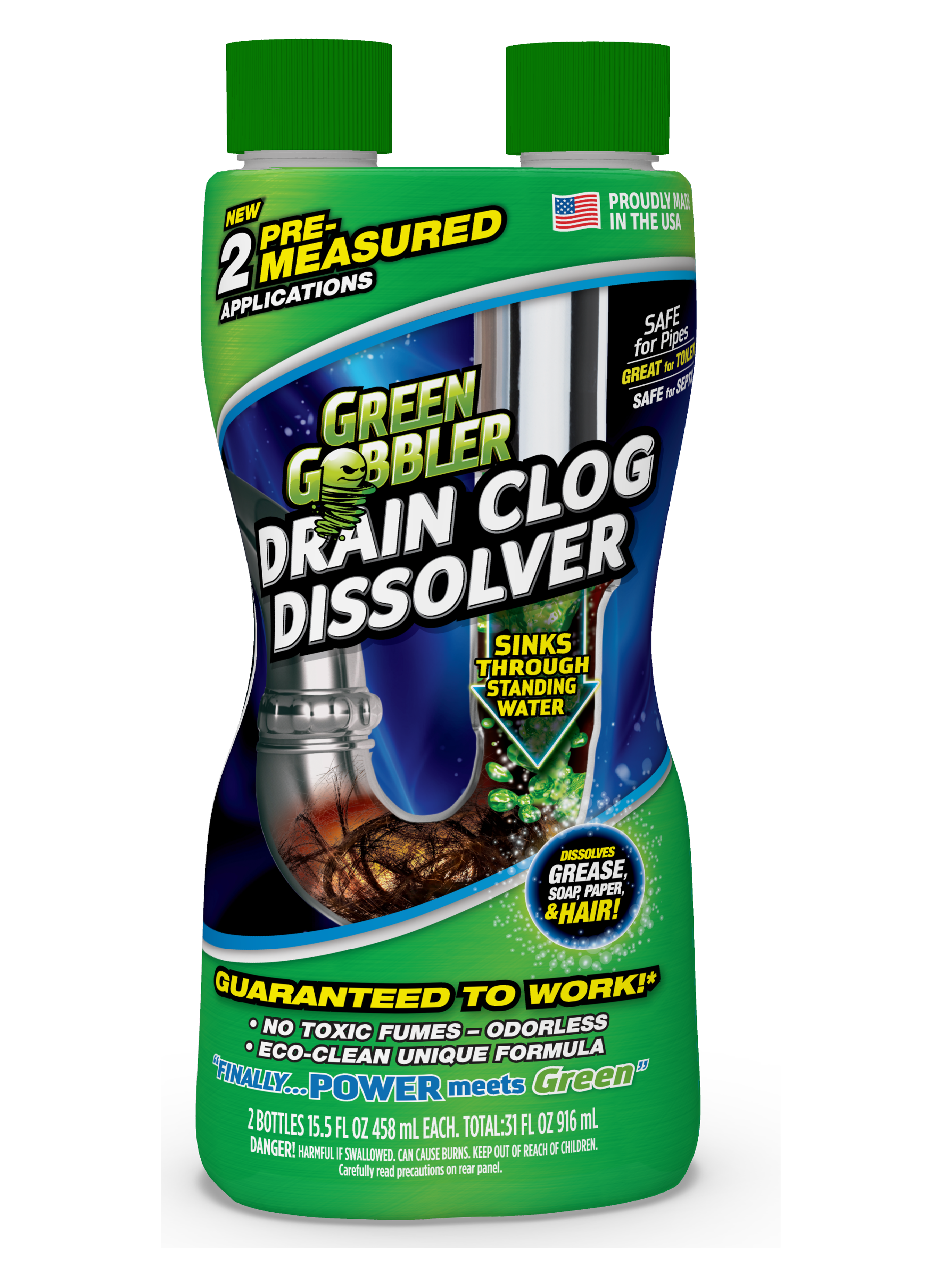 Order Green Gobbler Dissolve Liquid Drain Opener - 31 fl oz food online from Rite Aid store, Cathedral City on bringmethat.com