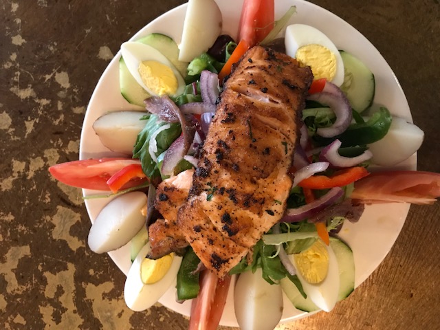 Order Grilled Salmon Nicoise Salad  food online from Don giovanni ristorante catering store, New York on bringmethat.com