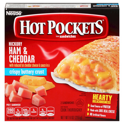 Order Hot Pockets Ham & Cheddar 9oz food online from 7-Eleven store, Bulverde on bringmethat.com