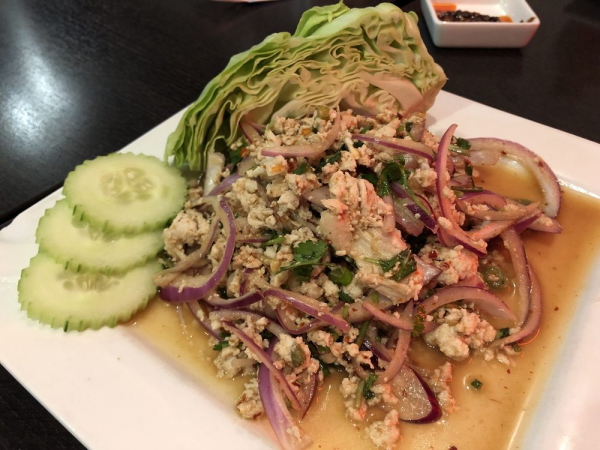 Order Larb Salad food online from Chaba Thai Kitchen store, San Diego on bringmethat.com