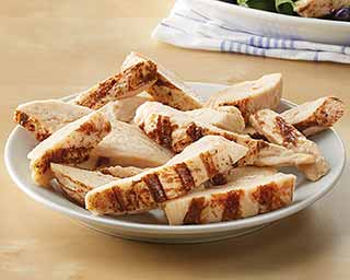 Order Fully Cooked Fire-Grilled Chicken Breast Strips food online from Schwan Food Co store, Flagstaff on bringmethat.com