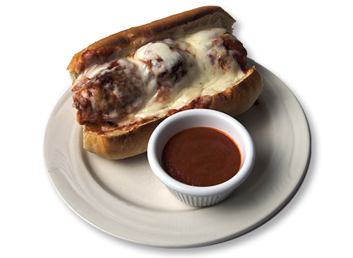 Order Meatball Marinara Sandwich food online from Pizza for U store, Channahon on bringmethat.com