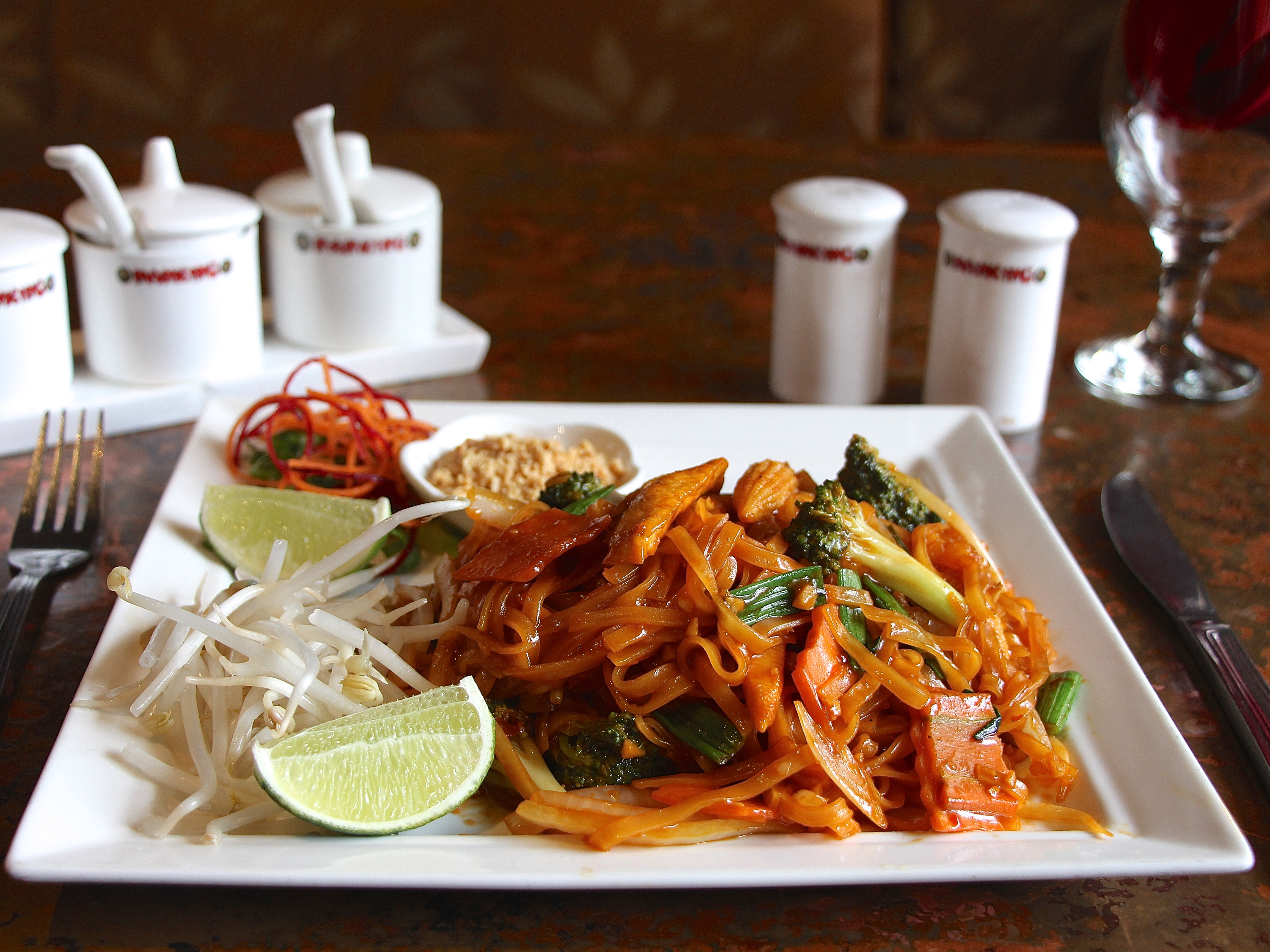Order Pad Thai Noodles food online from Spice Culture store, South Plainfield on bringmethat.com