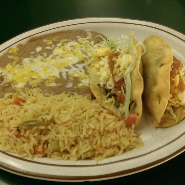 Order Taco Dinner food online from Tio's Mexican Food - Day Creek store, Rancho Cucamonga on bringmethat.com