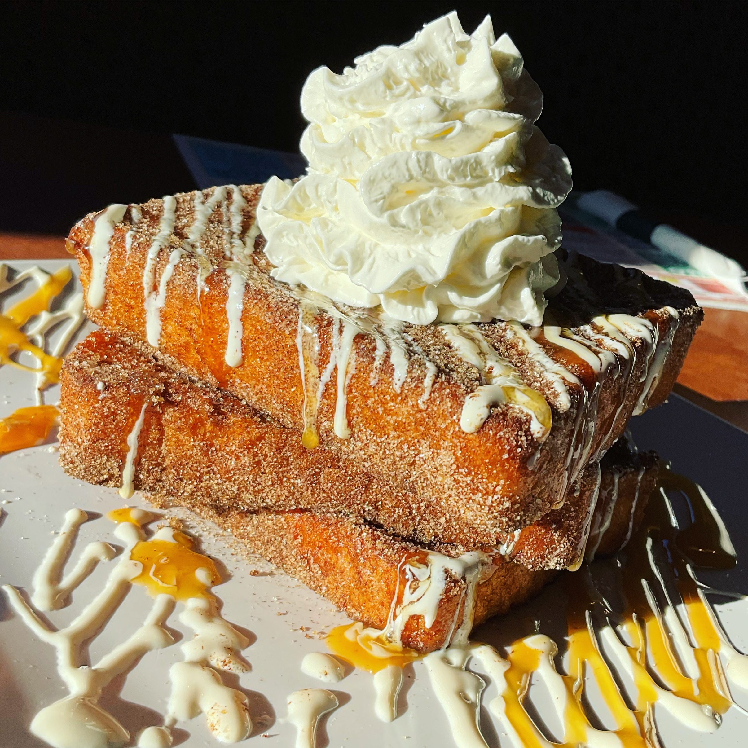 Order Churro French Toast food online from The New Maple Valley Diner store, Clifton on bringmethat.com