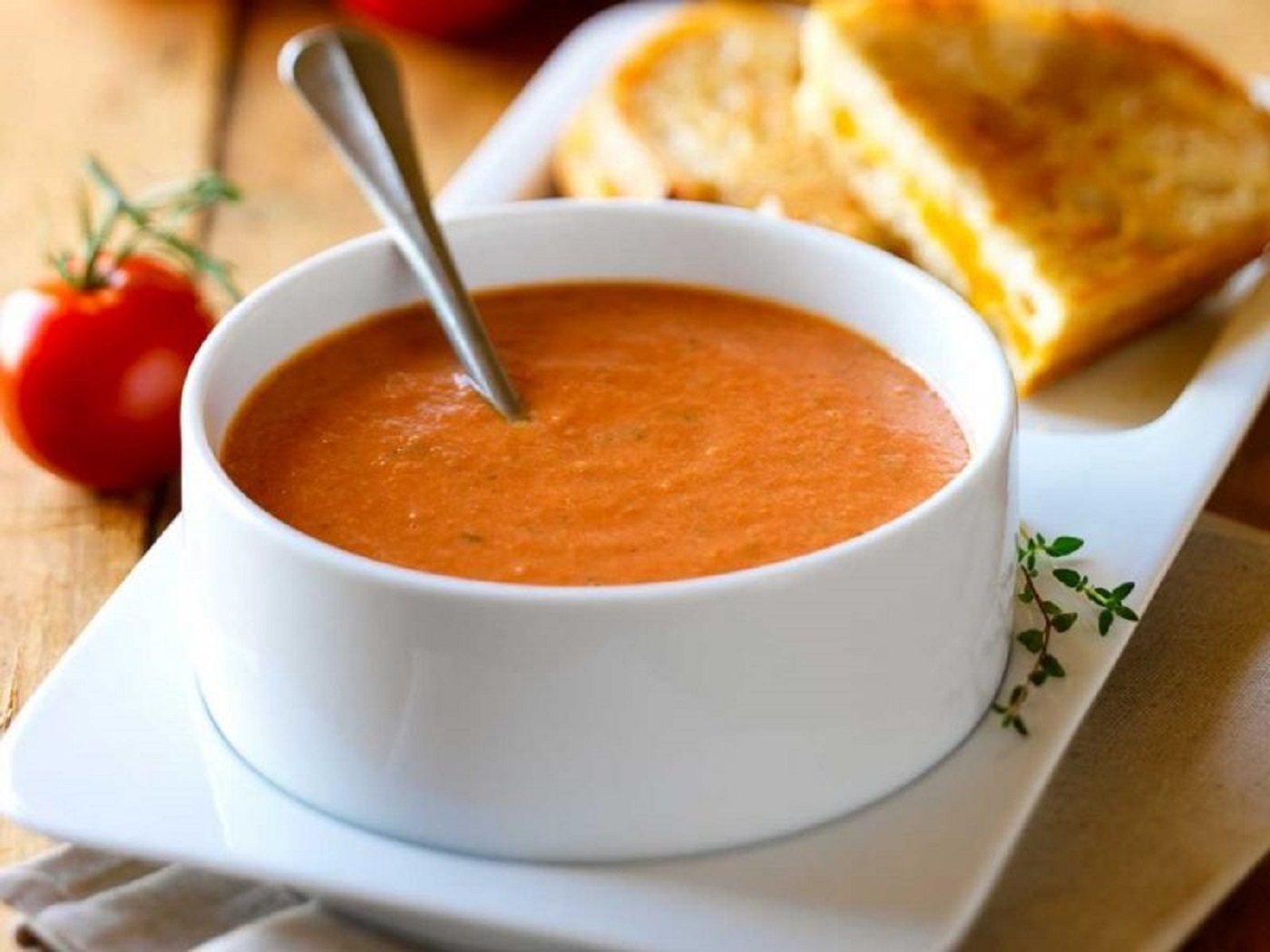 Order Tomato Bisque Soup food online from Pavilion Restaurant store, Northbrook on bringmethat.com