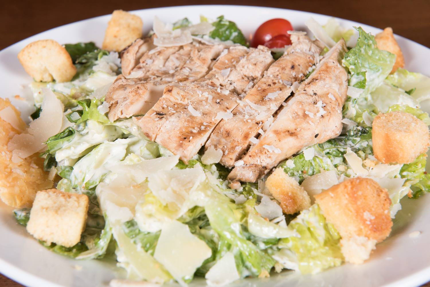 Order Grilled Chicken Caesar Salad food online from Green Mill Restaurant & Bar store, Lakeville on bringmethat.com