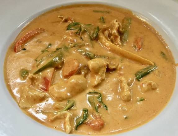 Order Red Curry food online from Thai Hot  store, San Antonio on bringmethat.com