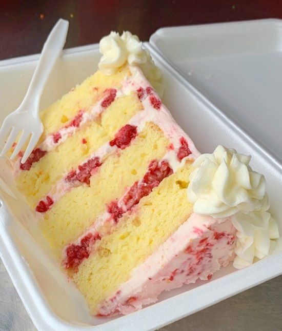 Order Vanilla Raspberry Slice food online from The Cake Slice store, Sparks on bringmethat.com