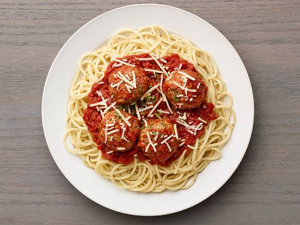Order Spaghetti & Meatballs food online from Paisano's Pizza store, Lake Ridge on bringmethat.com