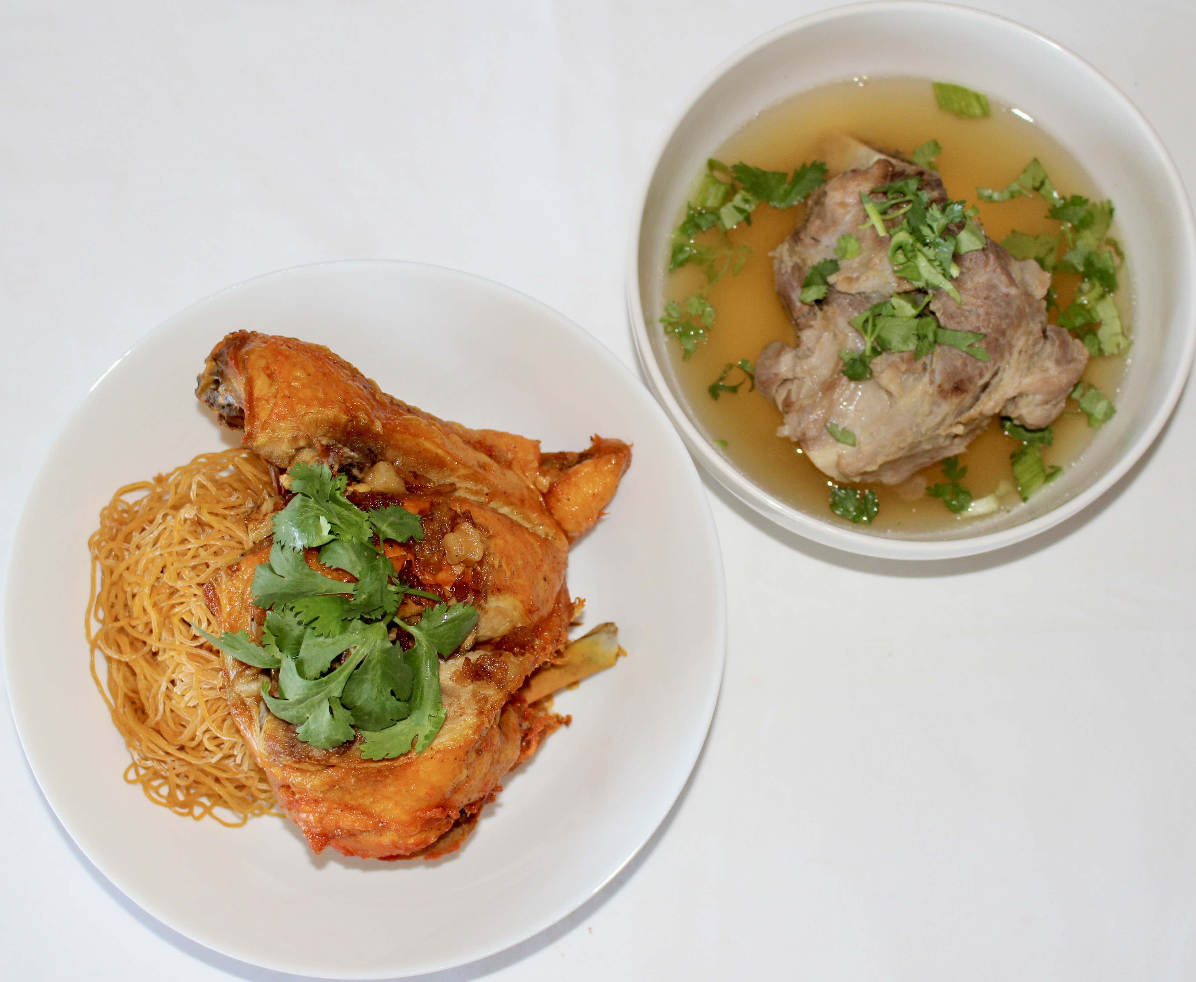 Order Mi hoac Hu Tieu Ga Quay Kho food online from Thuan Kieu Corp store, Garden Grove on bringmethat.com