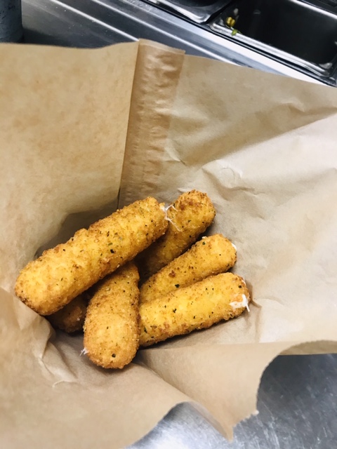 Order Mozzarella Cheese Sticks food online from The Saucy Crab store, Tinley Park, IL on bringmethat.com