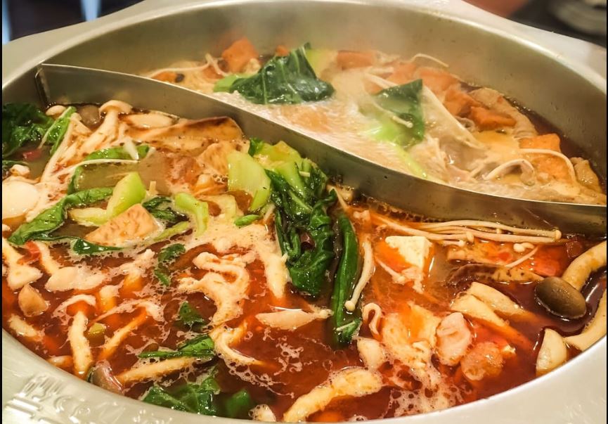 Order Hot and Spicy Soup food online from Hawaii Pot Shabu Shabu House store, Kapolei on bringmethat.com