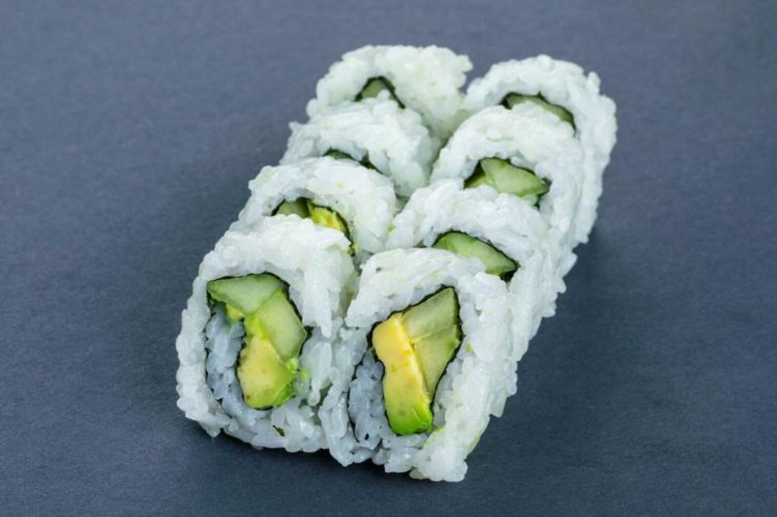 Order (e169) Avocado Cucumber Roll food online from Sushi Stop store, Los Angeles on bringmethat.com