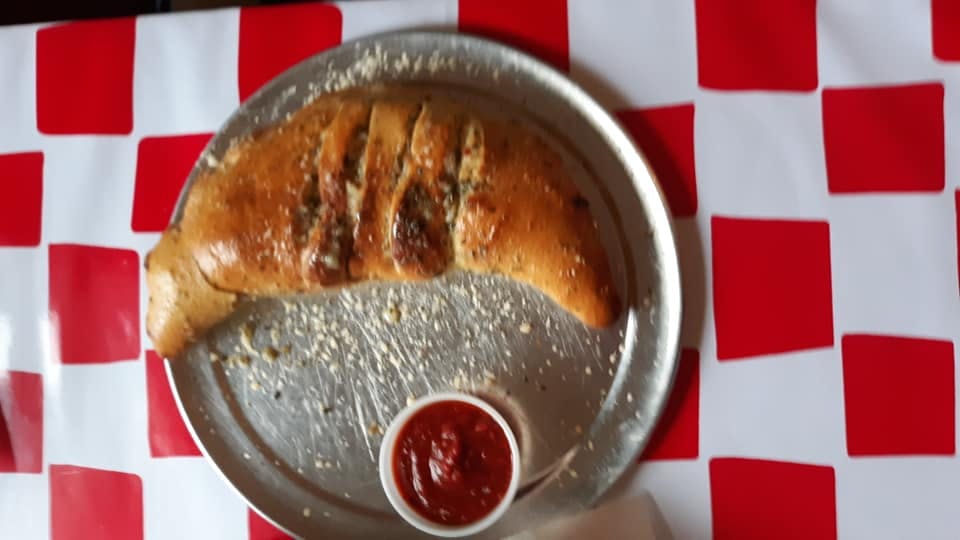 Order Steak & Cheese Calzone - Calzone food online from Rico's Pizza & Sub store, Elizabethton on bringmethat.com