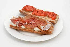 Order Mozzarella & Prosciutto Sandwich food online from The Cheese Company store, Penn Valley on bringmethat.com