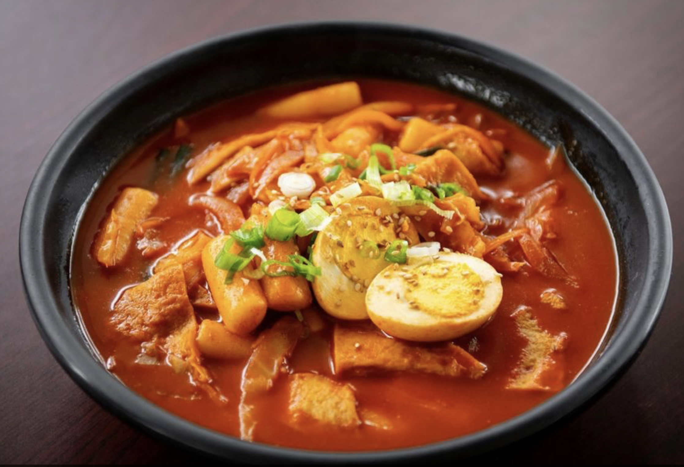 Order Gook Mool Ddeokbokgi 국물 떡볶이 food online from Kimbap Paradise store, La Mirada on bringmethat.com