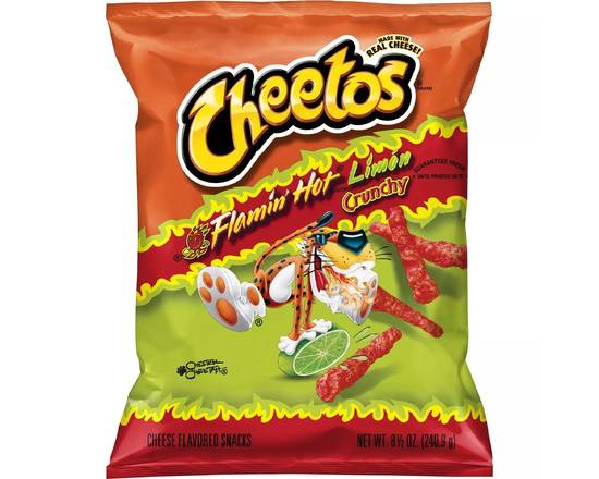 Order Flaming Hot Cheetos Limon 3.25oz food online from Chevron store, Hesperia on bringmethat.com