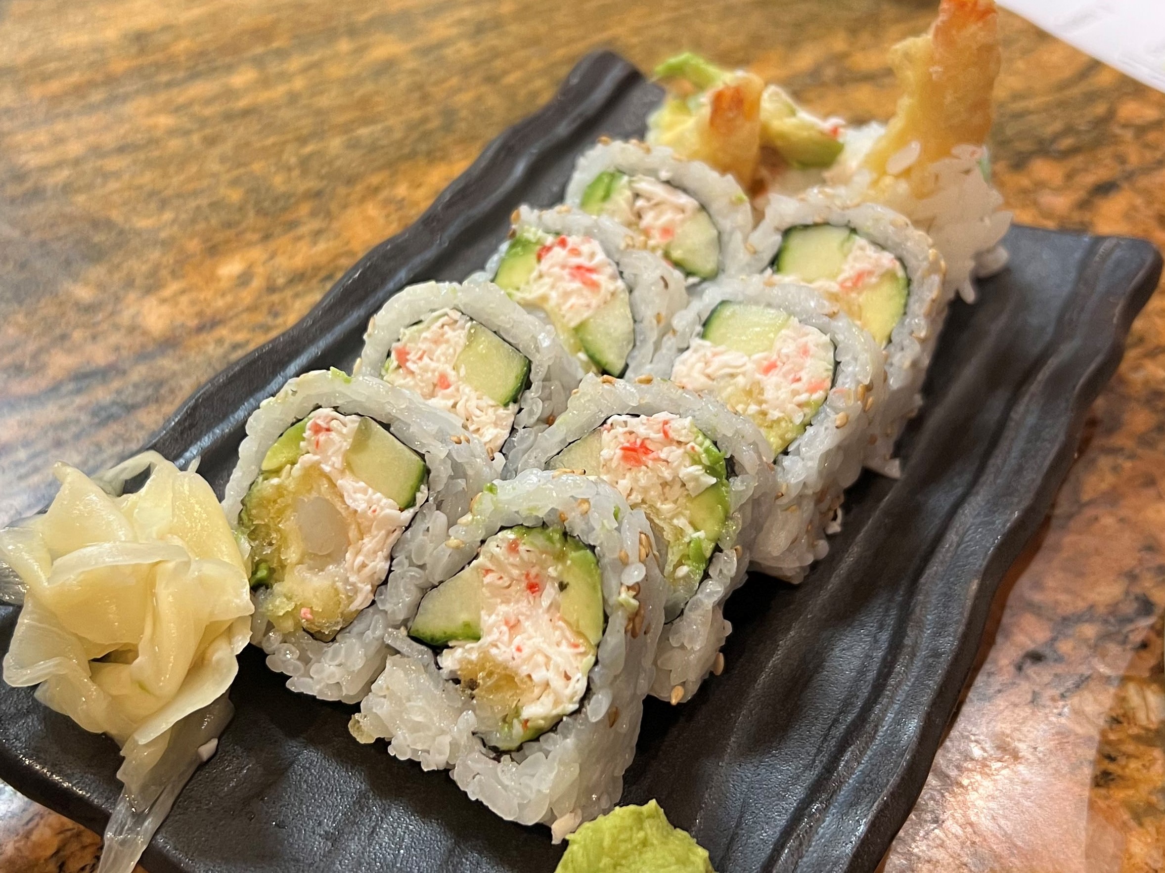 Order Shrimp Tempura Roll  food online from Ichiza Sake House store, Las Vegas on bringmethat.com