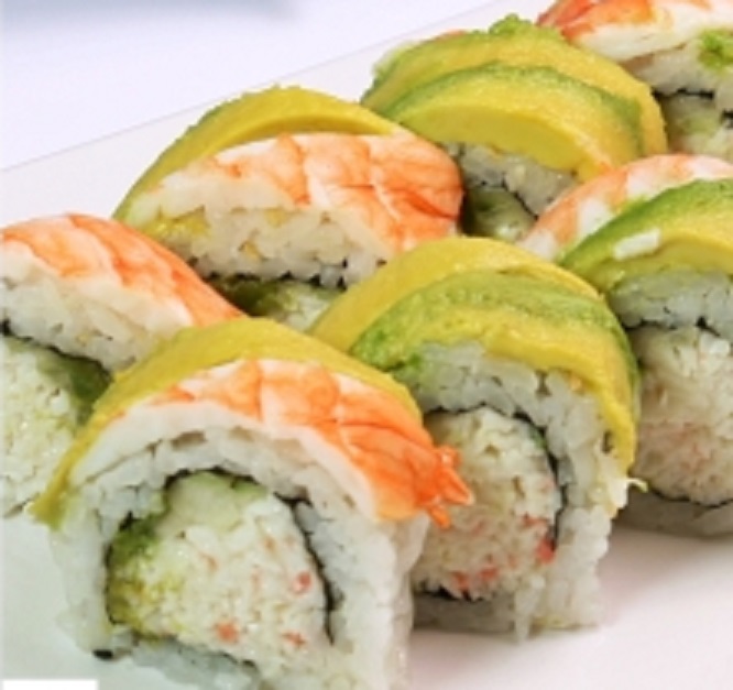 Order 26. King Tiger Roll food online from Yes Sushi store, Pasadena on bringmethat.com