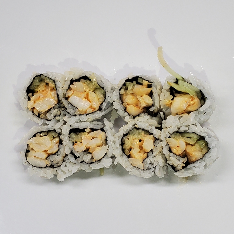 Order Spicy Scallop Roll food online from Sushi Loco store, Long Beach on bringmethat.com