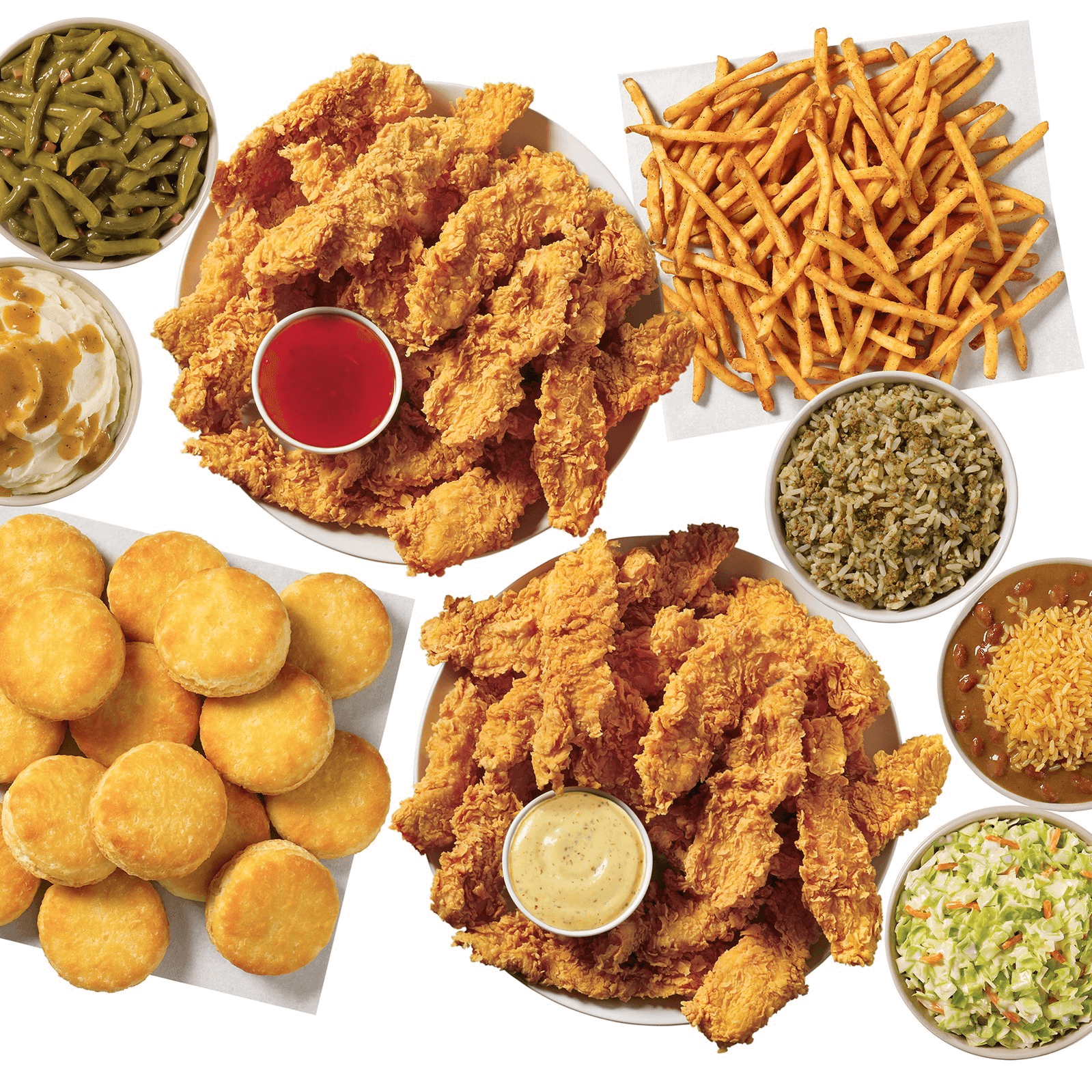 Order Handcrafted Tenders (30 Pcs) food online from Popeyes store, Bossier City on bringmethat.com