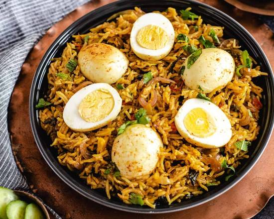 Order Egg Biryani food online from Rasoi Fusion Indian Cuisine store, Roswell on bringmethat.com