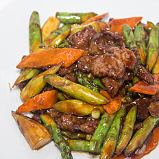 Order Beef with Asparagus 芦笋牛  K food online from Jin's Fine Asian Cuisine store, Brookline on bringmethat.com
