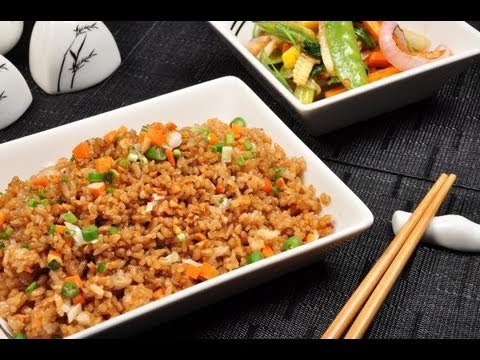 Order Fried Rice with Garlic Sauce food online from Cafe Panda Garden store, Houston on bringmethat.com