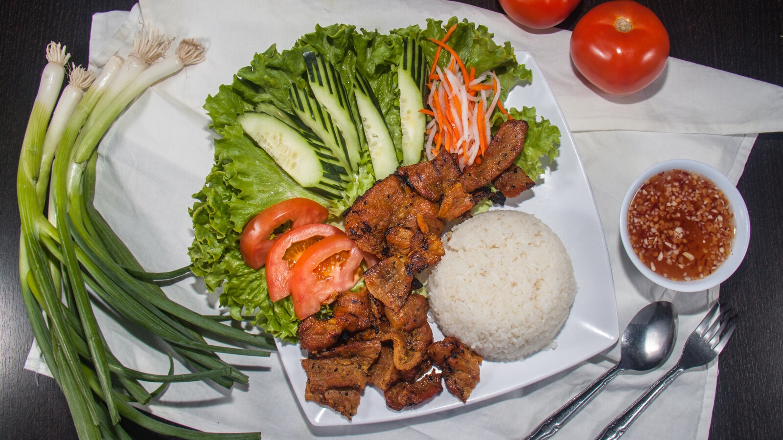 Order 19. Grilled Pork Rice food online from Cup Bowl store, Corona on bringmethat.com